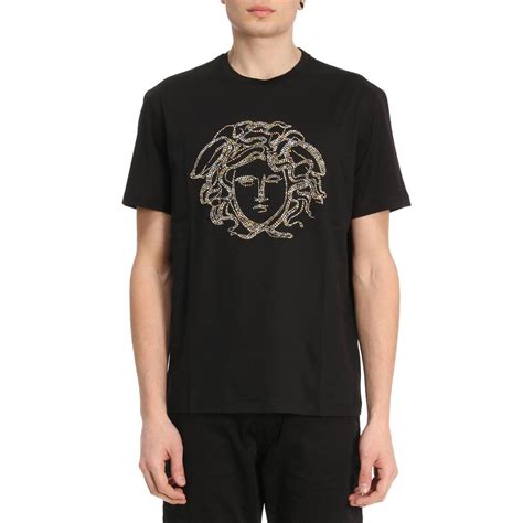 t shirt uomo versace con borchie|VERSACE.